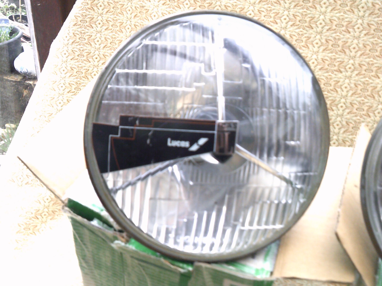 NEW ORIGINAL GENUINE PAIR OF LUCAS PL 700 HEADLIGHTS FOR THE JAGUAR E