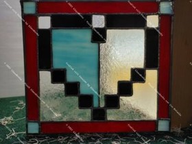 8bit Mana Heart, Retro RPG Gaming Heart 8bit Vitral NES SNES, Zelda, Link