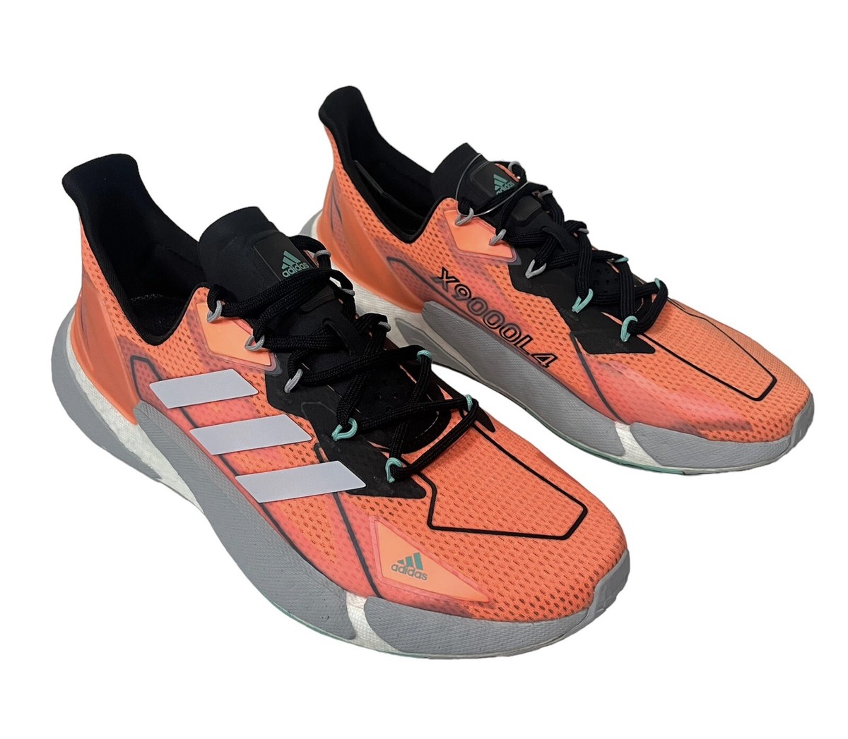 FY1209] Adidas Men's X9000L4 Heat.Dry “Orange/Grey” Running Shoes