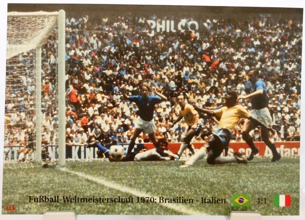 Fussball Weltmeisterschaft 1970 Das Finale Bra Ita Fan Big Card Edition 2 Ebay