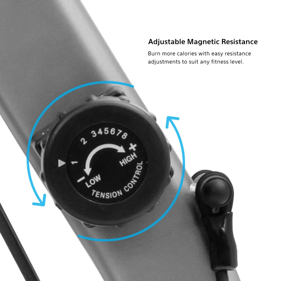 NEW LSG Fitness RB-100 Recumbent Bike Exercise Bike 8 Levels Magnetic Resistance - image 4 of 4