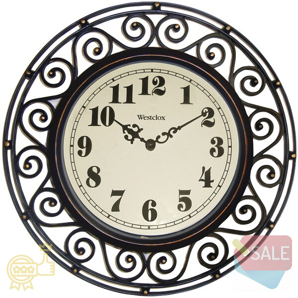 wall clock with luminous hands