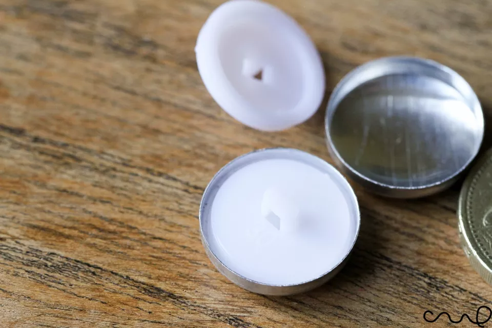 30L Button Blanks Cover Non Astor Sets White Metal Plastic 19mm Dress Making Sew - Image 3 of 4