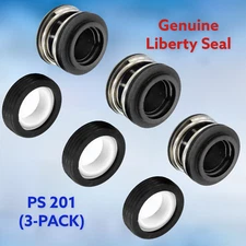  PS-201 Pool Spa & Pump Motor Shaft Seal 3/4"  - 3-PACK BY LIBERTY SEALS