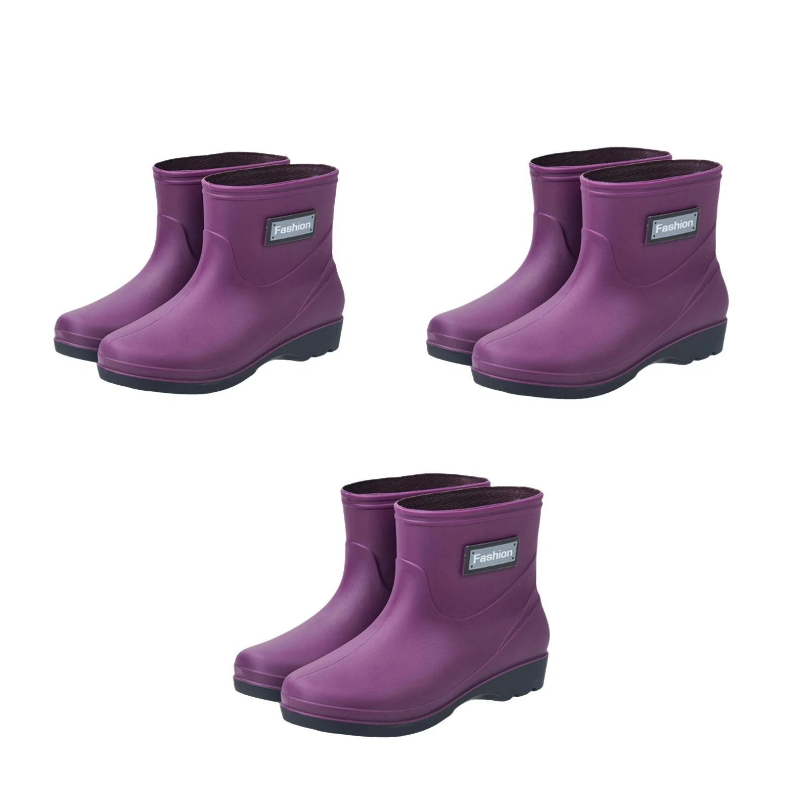 Rain Boots Waterproof Practical Trendy Rain Shoes for Camping Men Girls
