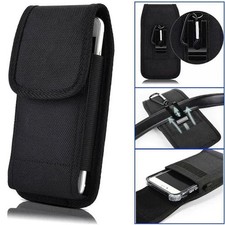 Vertical Cell Phone Holster Pouch Wallet Case With Belt Clip For iPhone Samsung