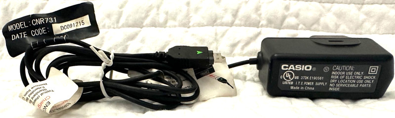 Casio AD-A60024 AC/DC Power Adapter For Electronic Calculators Input 100-240V AC