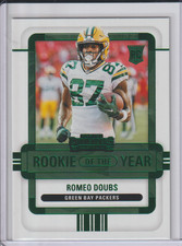 2022 Panini Contenders #ROY-RDO Romeo Doubs Rookie of the Year Contenders