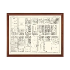 Old Map of Montreal 1929 - Vintage Canada Art Wall Decor Pri