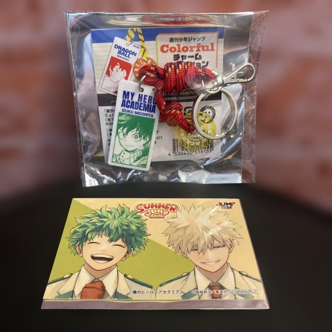 My Hero Academia Deku Colorful Charm Keychain Anime Figure 2025