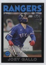 2021 Topps 1986 Baseball 35th Anniversary Black 135/299 Joey Gallo #86B-10 03xg