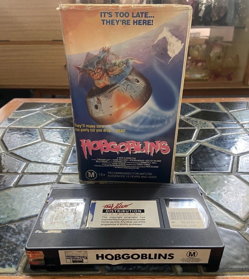 HOBGOBLINS VHS Clamshell Video Tape 1988 Vintage Horror Movie Ex Rental