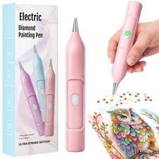 Electric Diamond Painting Pen, Diamond Art Drill Pens No Wax Needed, Automati...