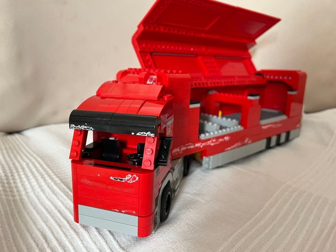 LEGO Racers Scuderia Ferrari Truck 8654 In 2005 Used Retired As Is
