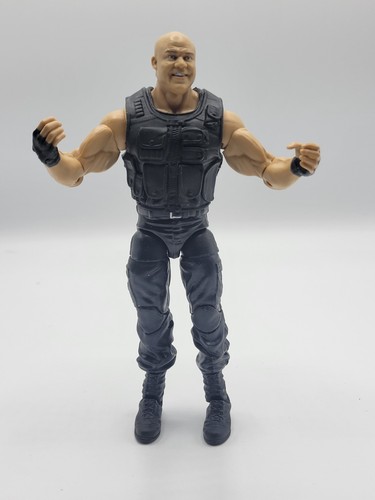 Mattel WWE 2011 Elite Collection KURT ANGLE Shield Ringside Exclusive Figure