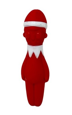 Bark Box Super Chewer '' Gnawty Elf '' Dog Toy Christmas Red Santa  s Elf READ