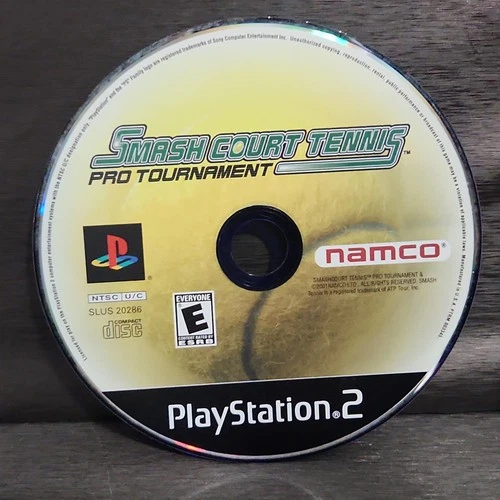 Smash Court Tennis Pro Tournament PlayStation 2 PS2 Disc Only