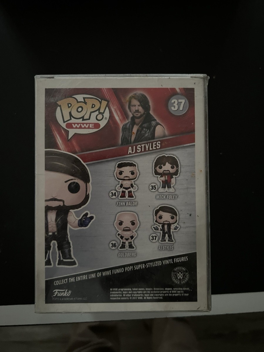 Funko Pop WWE AJ Styles #37 Vinyl Figure With Protector | eBay