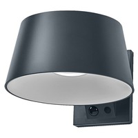 Led Solar Wandlampe Metall Osram 3000 K IP54 Dimmbar B:16 Cm Wandleuchte Garten