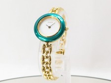GUCCI Change Bezel 11/12.2 Watch Quartz Gold Women's Working Authentic