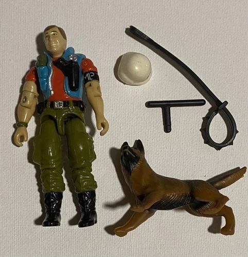 1987 Vintage Hasbro Gijoe Military Police Law & Order Action Figure not Complete