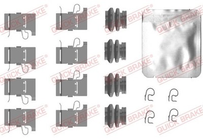 Zubehörsatz Scheibenbremsbelag QUICK BRAKE 109-0084 für HR ROC VW A11 TOYOTA D11