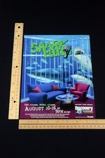 1997 Shark Week Discovery Channel Magazine Page Print Ad Poster 90s 1990s