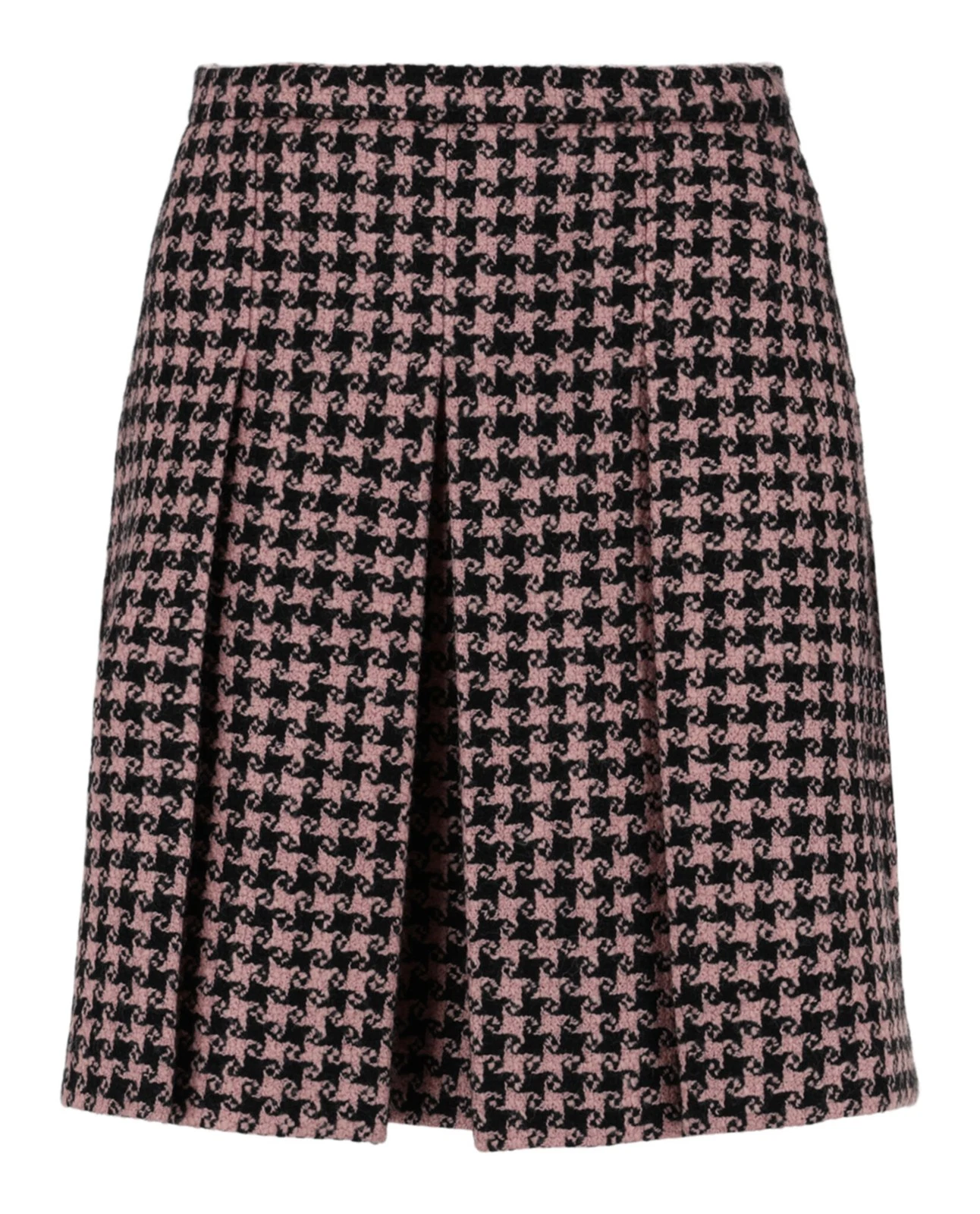 Jupe femme Gucci en laine mélangée tweed pied de poule