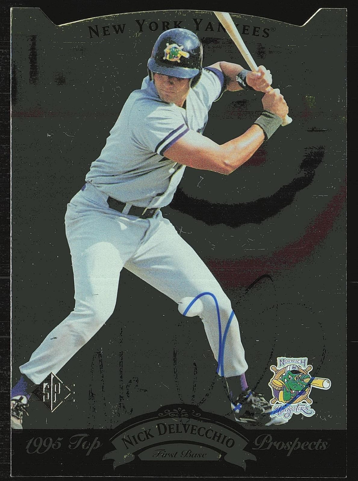 1995 SP Top Prospects #118 Nick Delvecchio In Person Autograph, B21