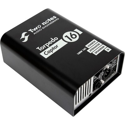 Two Notes Audio Engineering Torpedo Captor Loadbox/Attenuator/DI Black 16 Ohm