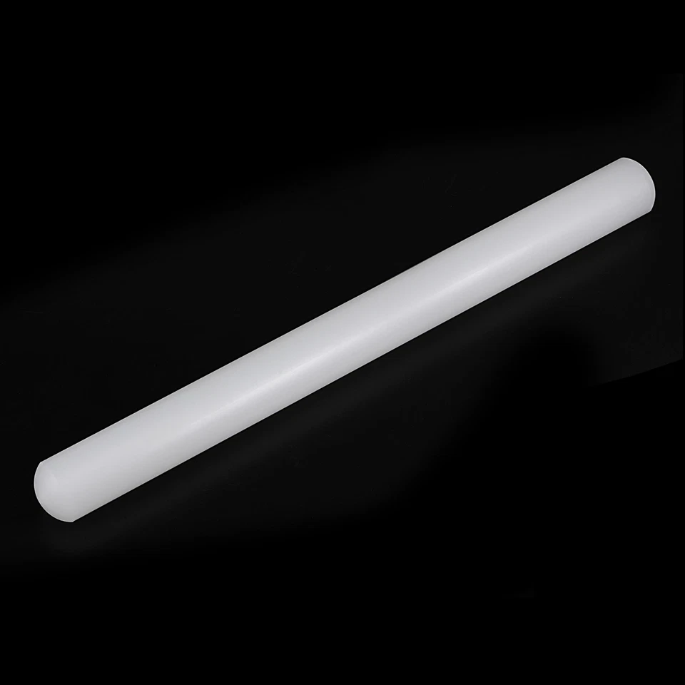 Fondant Rolling Pin PP 50cm x 2.5cm Non Stick for Baking White - image 3 of 4