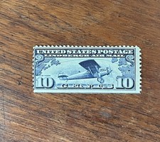 Product Image: Air Post 1927 US Stamp Scott #C10, Lindbergh Tribute Off Center