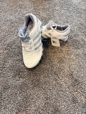 NEW - Size 5M/6W - Adidas Springblade Razor White Cream & Gray Sneakers - M21922