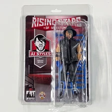 FTC Rising Stars of Wrestling  AJ STYLES Figure Blue Variant Edition 2016 WWE