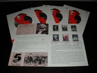 [AF7496] Belgium N°1290/1292 Socialism Mailfolder COB FDC € 10,00 UNG