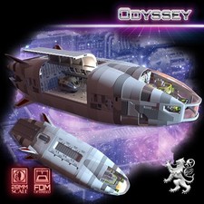 Odyssey Science and Survey Spaceship  2nd Dynasty  Sci-fi Miniature  28mm