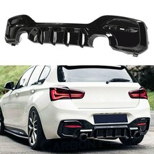 Heckdiffusor f�r BMW 1er F20 F21 M135i M140i Facelift M Paket 2015+ Schwarz