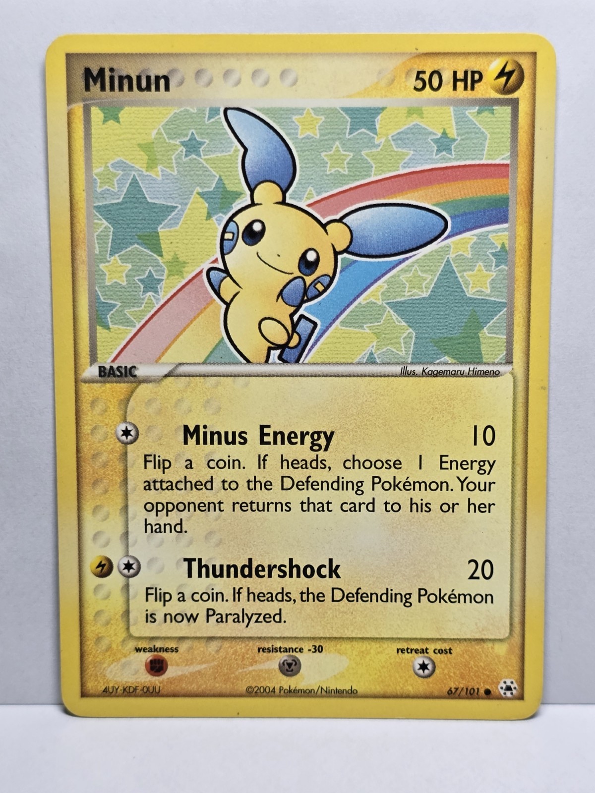 Minun Common Hidden Legends 67/101 NM