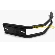 Supporto targa nero opaco regolabile da perno ruota Ø 20mm cafe racer scrambler