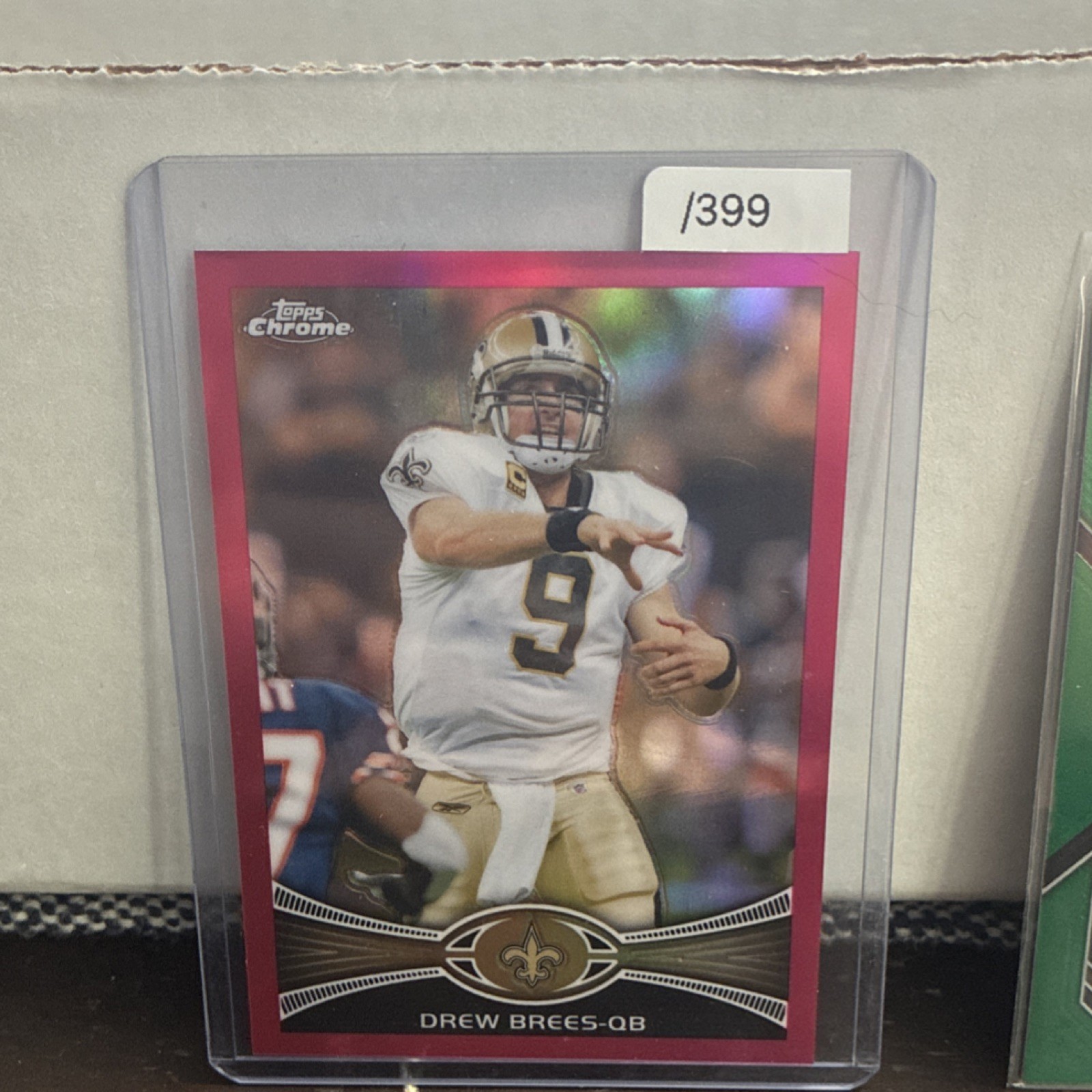 Topps 2012 Chrome Drew Brees New Orleans Saints BCA Refractor /399 #100