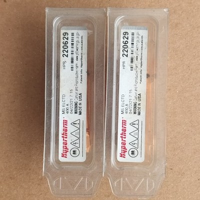 Hypertherm 220629 HPR 400A MS Electrode Lot 2 New Plasma Torch Cutter