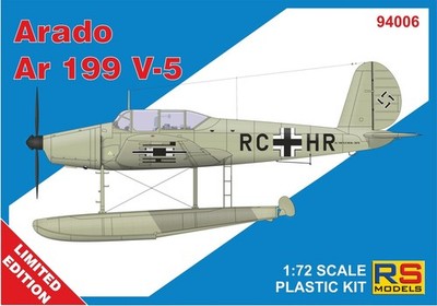 94006 RS Models Arado Ar 199 V5, Plastic model kit! LIMITED edition!