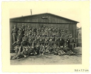 Orig. Foto Portrait RAD-Gruppe 181 in Lager UELZEN Niedersachsen