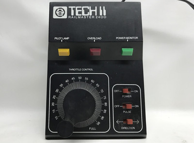 Vintage MRC Tech II Railmaster 2400 Railroad Model Train Control Transformer