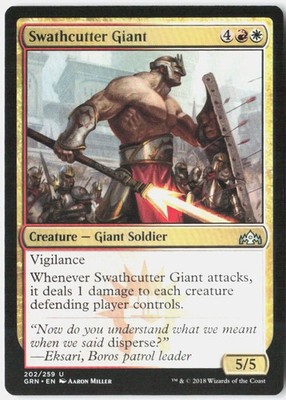 MagicSwathcutter Giant202Guilds of RavnicaNMUncommon