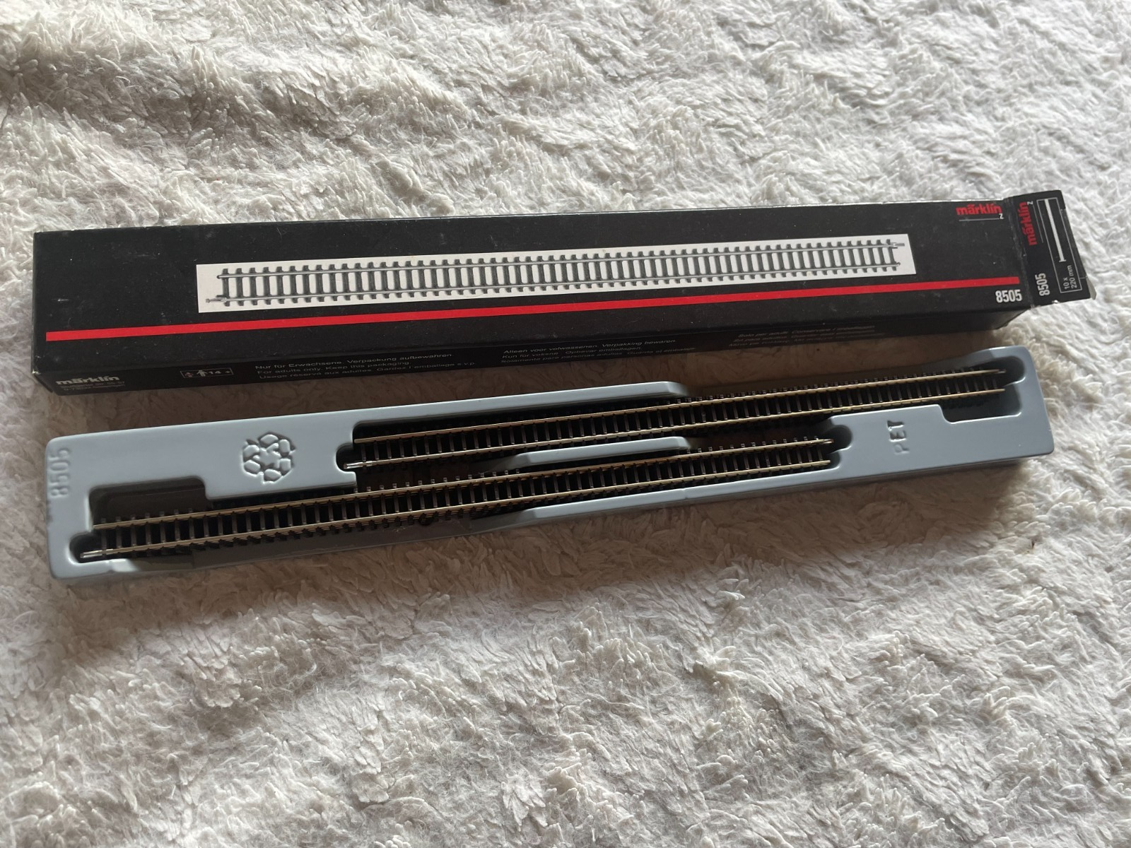 Märklin 8505 Z Gerades Gleis, 220 Mm - Image 4