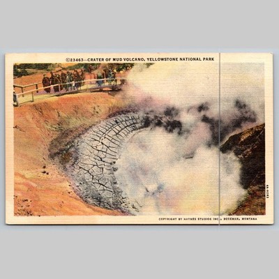 Postcard Crater of Mud Volcano Yellowstone National Park Montana