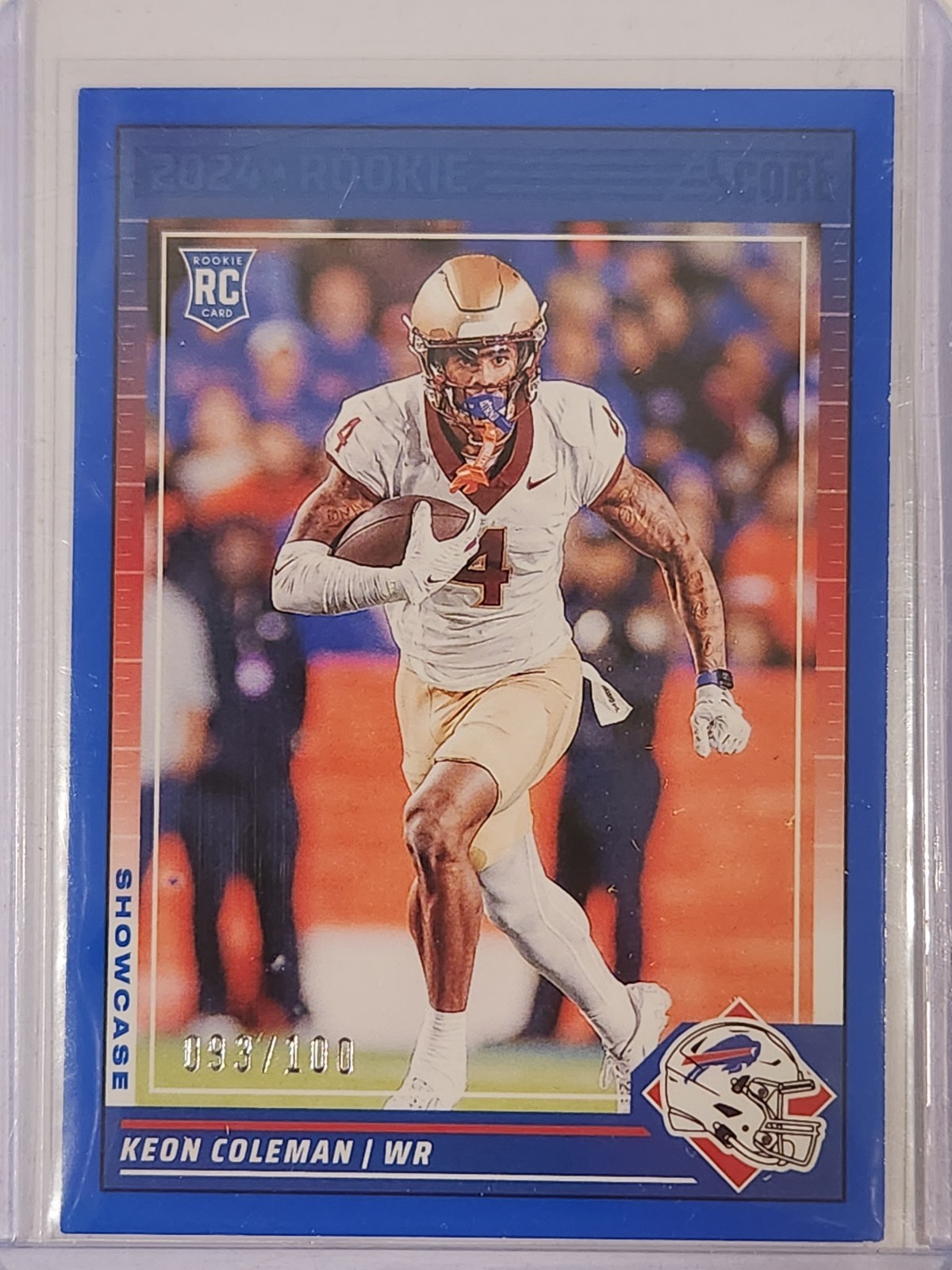 KEON COLEMAN (RC) 2024 Score Rookies Showcase #337 93/100 BILLS