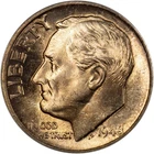 1948-D Roosevelt Dime - FB/FT - Toned - Premium GEM BU!