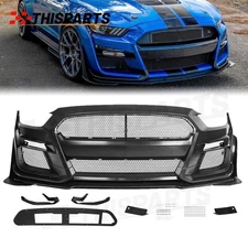 For Ford Mustang 2015-2017 GT500 Style Shebly Facelift Front Bumper Grille Kit